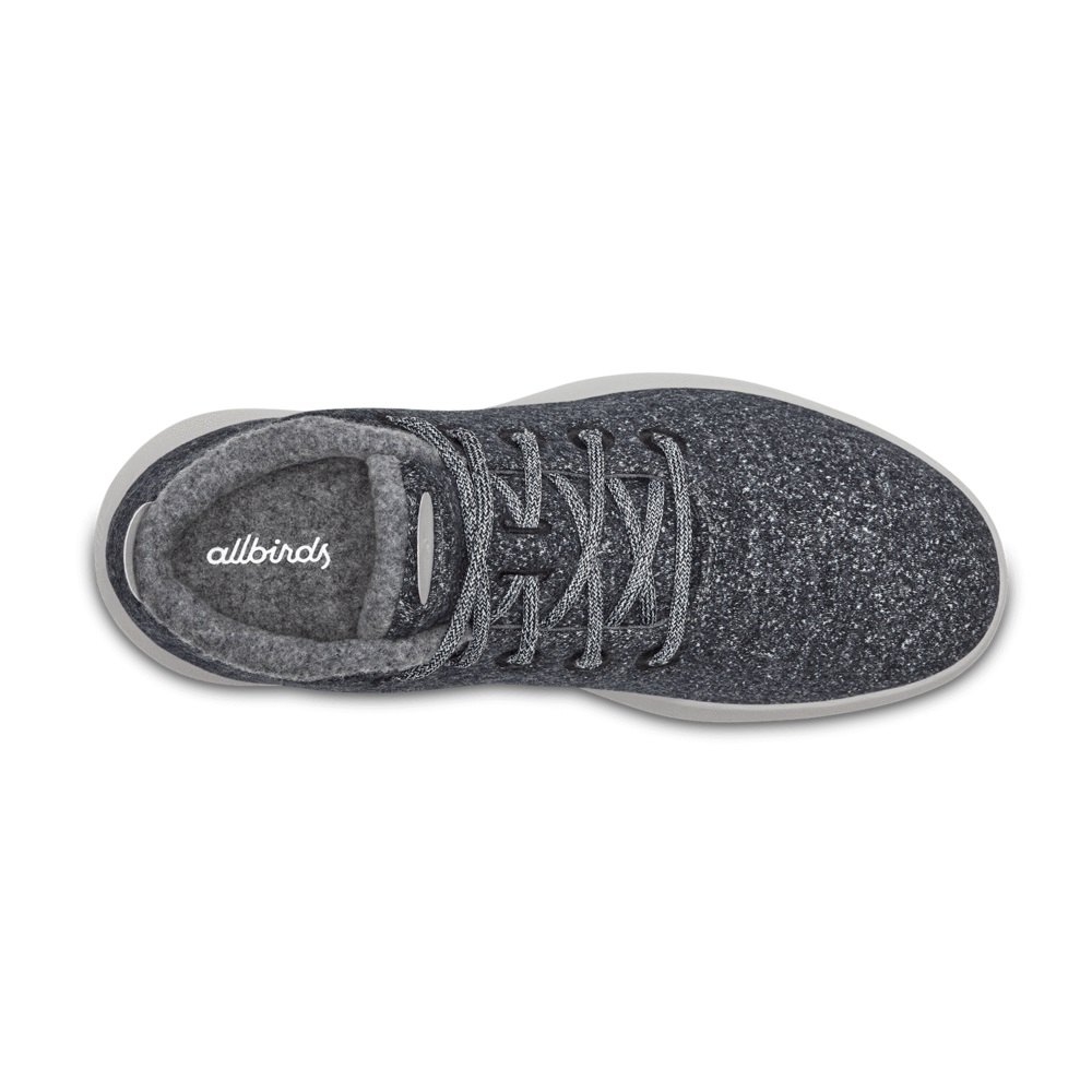 Allbirds Men\'s Boots Dark Grey - Wool Runner-up Mizzles - 69715BYNS